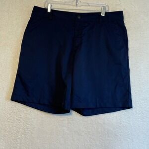 Adidas ClimaLite Navy Blue Athletic Shorts Mens Size 38 Golf Tennis Casual